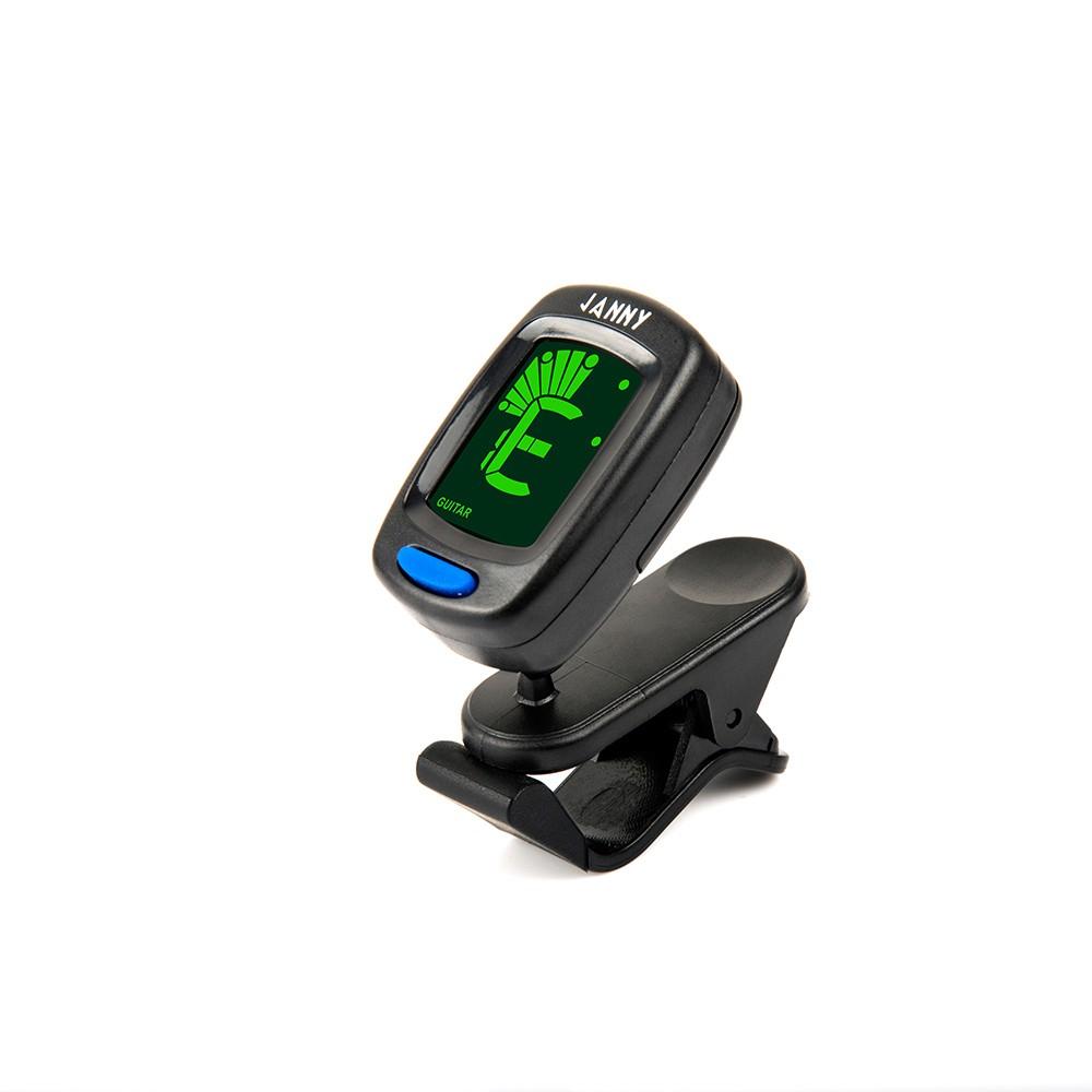 Compact Size Clip-On Tuner LCD Display for Guitar Chromatic Bass Ukulele Violin