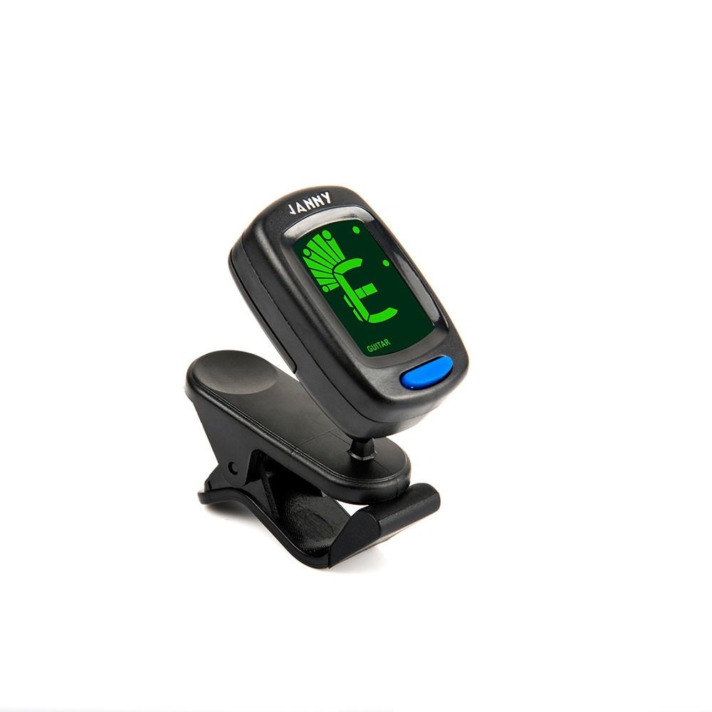 Compact Size Clip-On Tuner LCD Display for Guitar Chromatic Bass Ukulele Violin