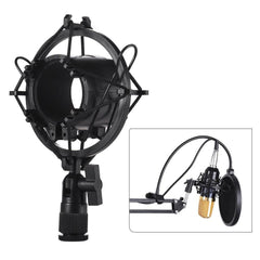 Univerdal Condenser Microphone Mic Shock Mount Holder Bracket Plastic