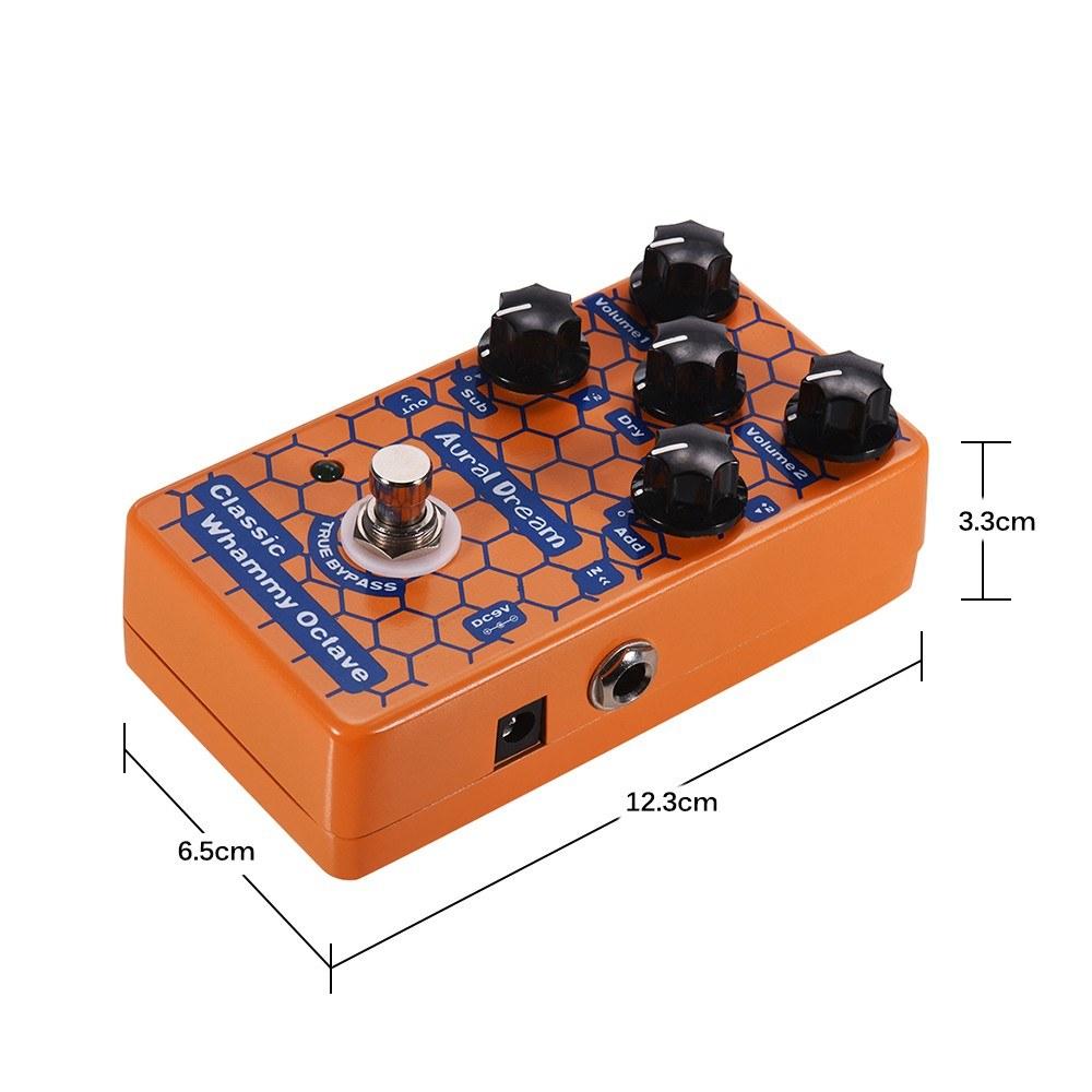 Classic Octave Guitar Effect Pedal Aluminum Alloy Shell True Bypass