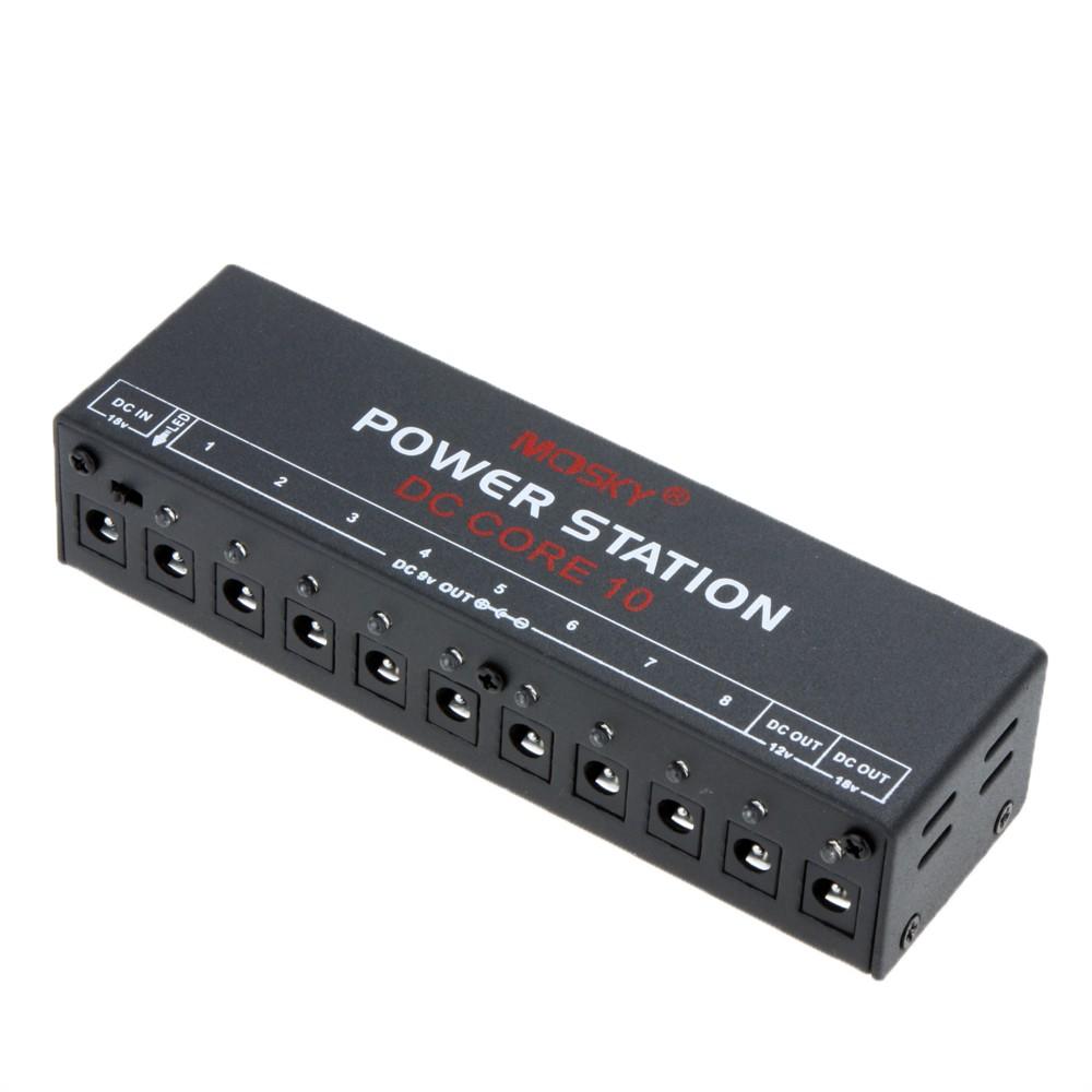 Mini Power Supply for 9V 12V 18V Guitar Effect Pedal Ten Isolated Outputs Compact Portable