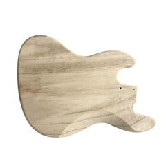 Polished Wood Type Electric Guitar Barrel DIY Maple Body For JB Style Bass