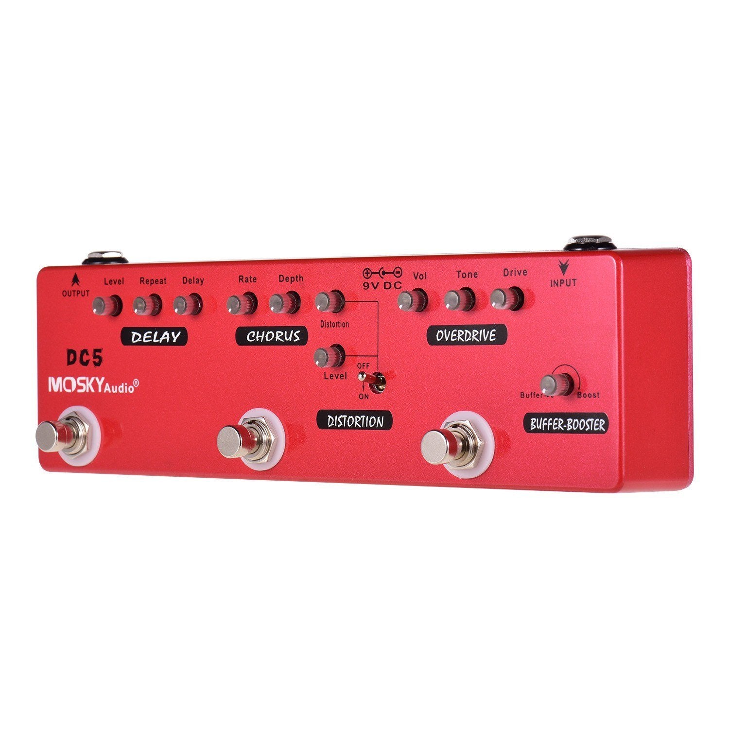 6-in-1 Guitar Multi-Effects Pedal