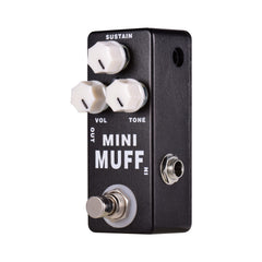 MINI MUFF Electric Guitar Distortion Fuzz Effect Pedal Full Metal Shell True Bypass