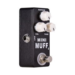 MINI MUFF Electric Guitar Distortion Fuzz Effect Pedal Full Metal Shell True Bypass
