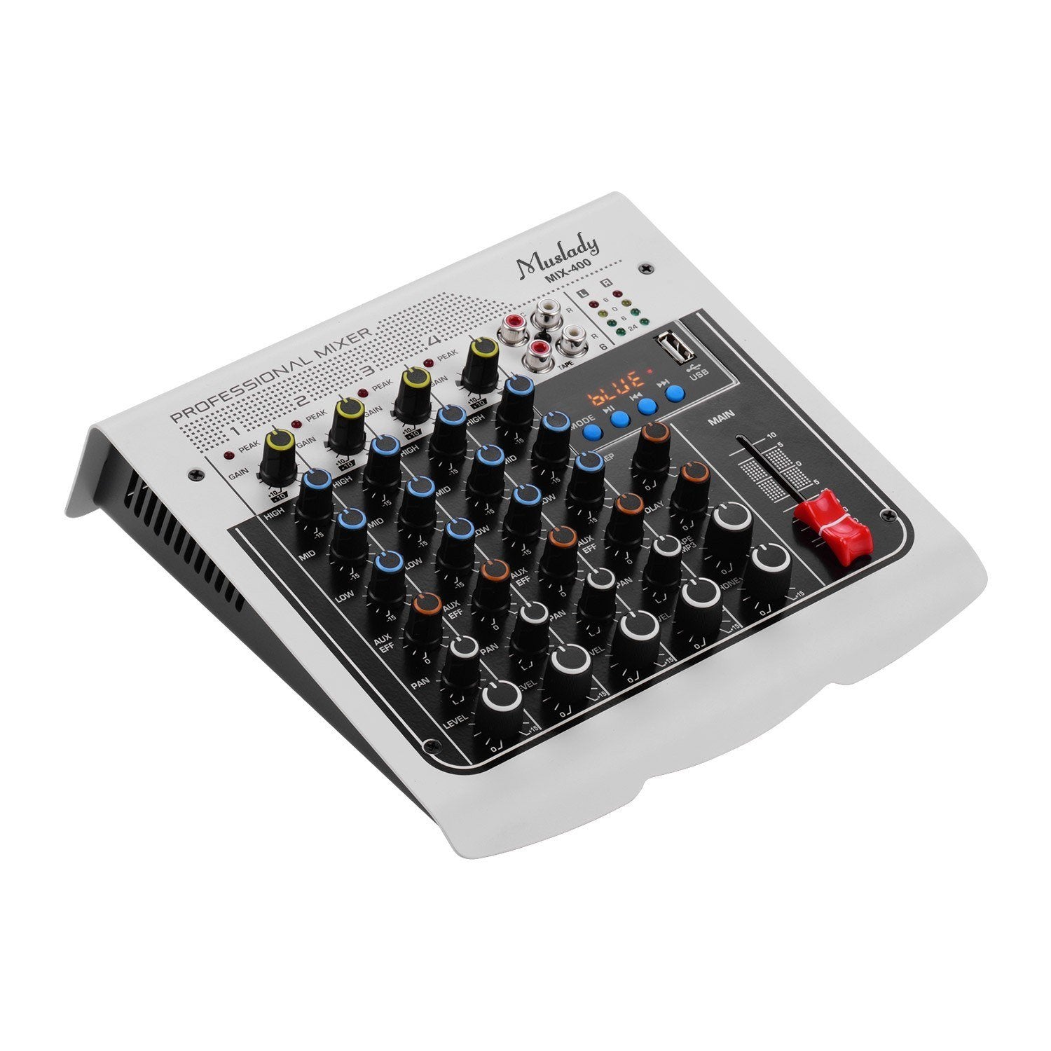 6-Channel Audio Mixer Mixing Console