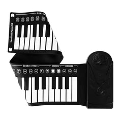 49 Keys Roll Up Piano Soft Flexible Silicone Foldable Electronic Keyboard for Children Student Musical Instrument