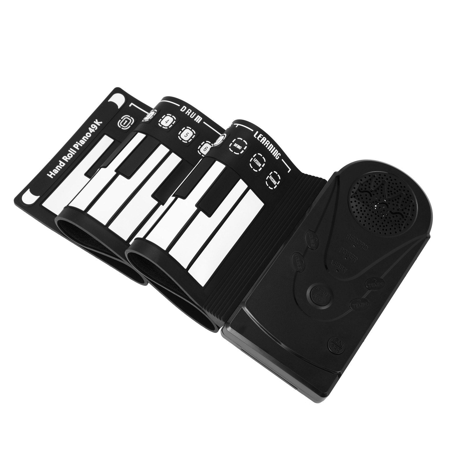 49 Keys Roll Up Piano Soft Flexible Silicone Foldable Electronic Keyboard for Children Student Musical Instrument