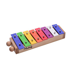 8-Note Colorful Xylophone Glockenspiel Percussion Musical Instrument Toy