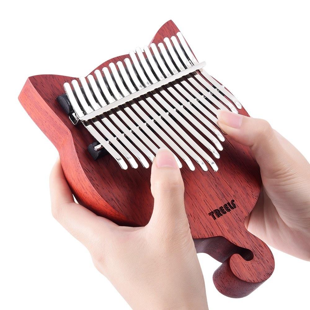 17 Key Kalimba Solid Wood Thumb Piano