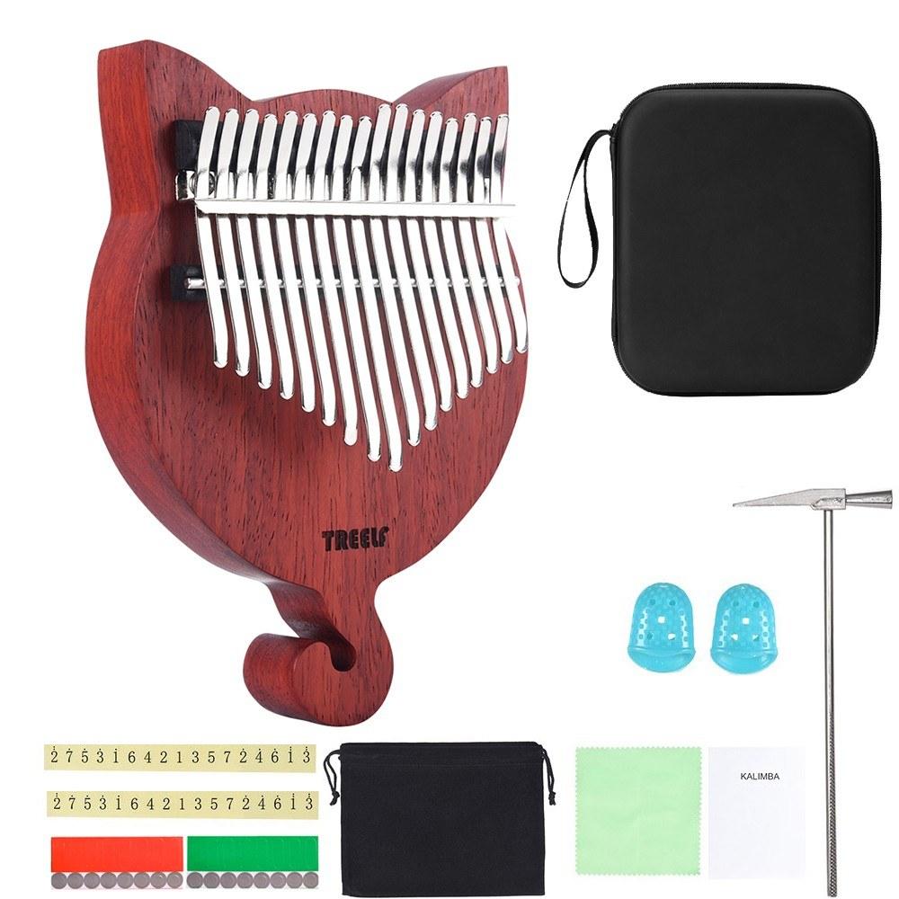 17 Key Kalimba Solid Wood Thumb Piano