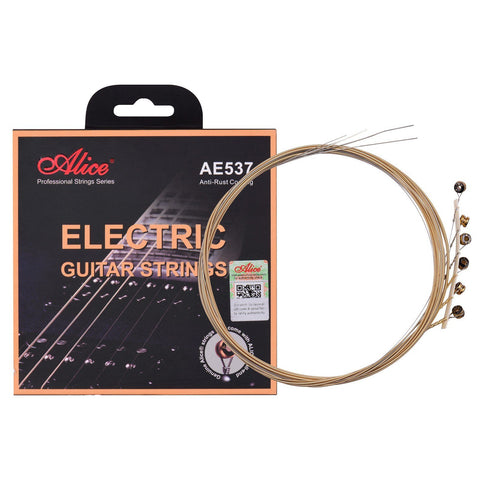 Electric Guitar Strings Hexagonal Core Bronze Iron Alloy Winding String Set for 22-24 Frets Guitars