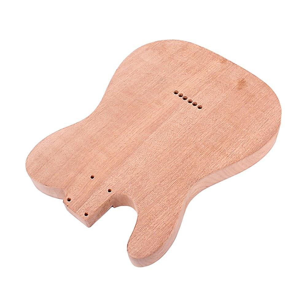 Electric Guitar Body Solid Wood DIY Accessory Natural Color