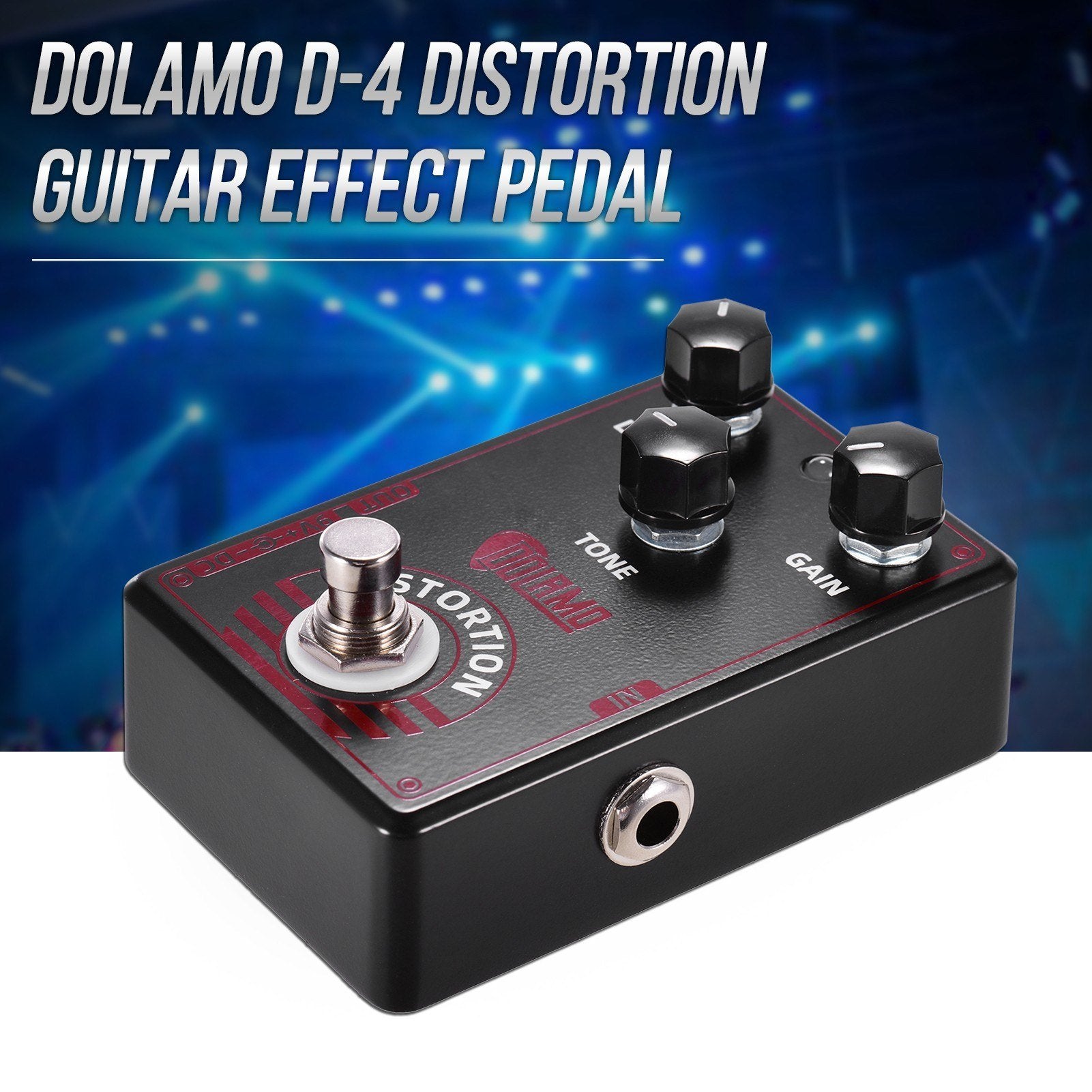 High Gain Distortion Guitar Effect Pedal True British Style with Bypass for Electric