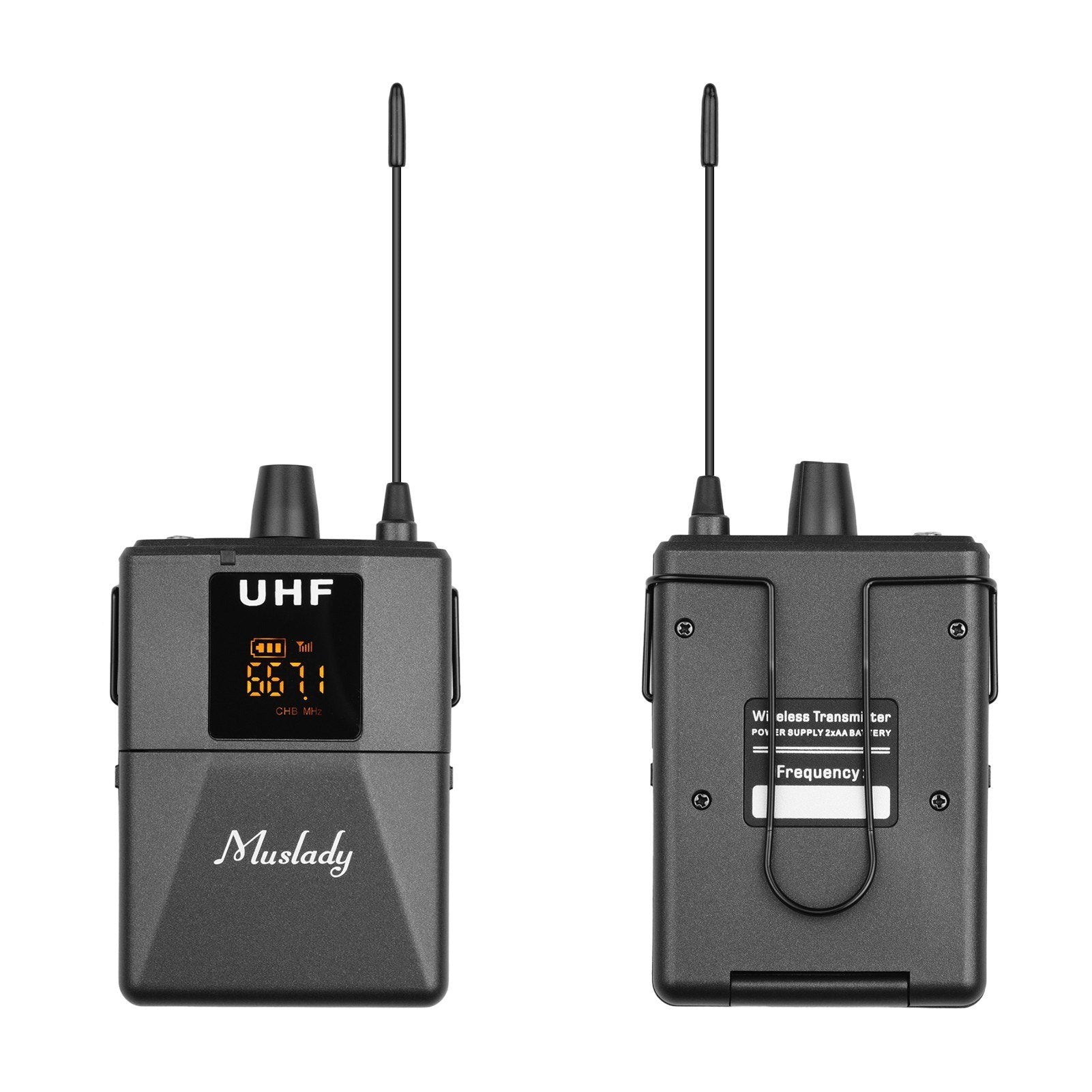 UHF Wireless Lavalier Microphone System 1 TX and 1 RX