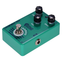 Overdrive Guitar Effect Pedal with Treble Gain Volume Controls True Bypass Design