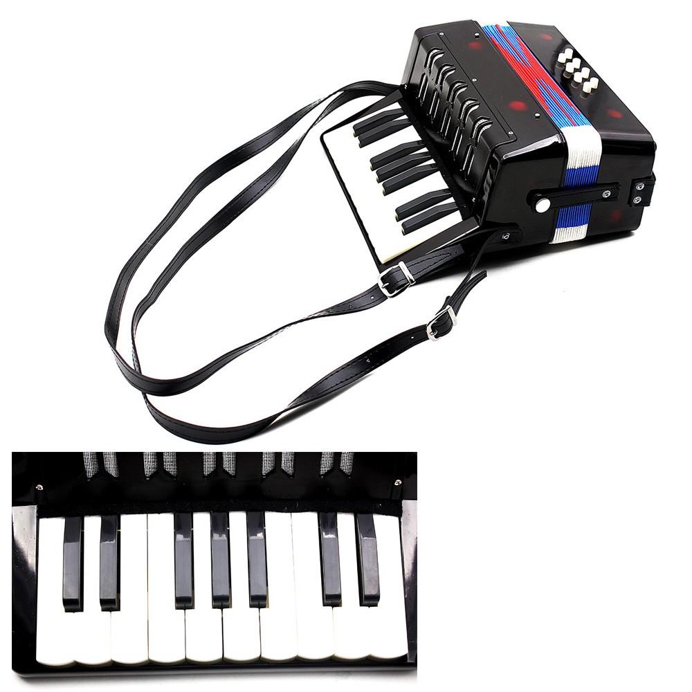 17-Key 8 Bass Mini Small Accordion Educational Musical Instrument Rhythm Band Toy