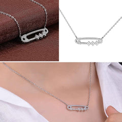 Solid Sterling Silver Chain Necklace The One Jewelry Zirconia 18 Inch