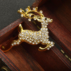 Shining Rhinestone Crystal Brooch Collar Clip Pin Clothes Accessory Jewelry Scarf Buckle