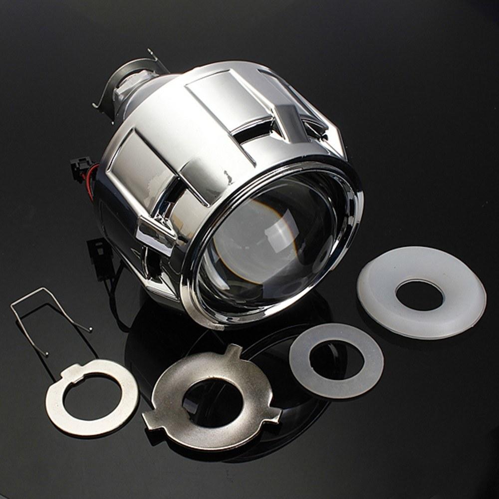 2.5" HID Bi-xenon Projector Lens Shroud Frontlight H1 H4 H7 High/Low Beam RHD Right Hand Drive