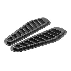 Universal Car Decorative Air Flow Intake Scoop Vent Cover Hood Fender 1 Pair