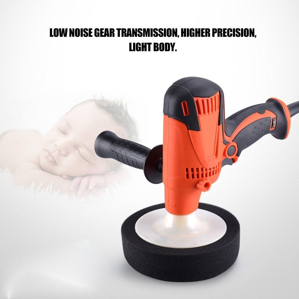 800W Adjustable Speed Car Electric Polisher Waxing Machine Automobile Furniture Polishing Tool 220V