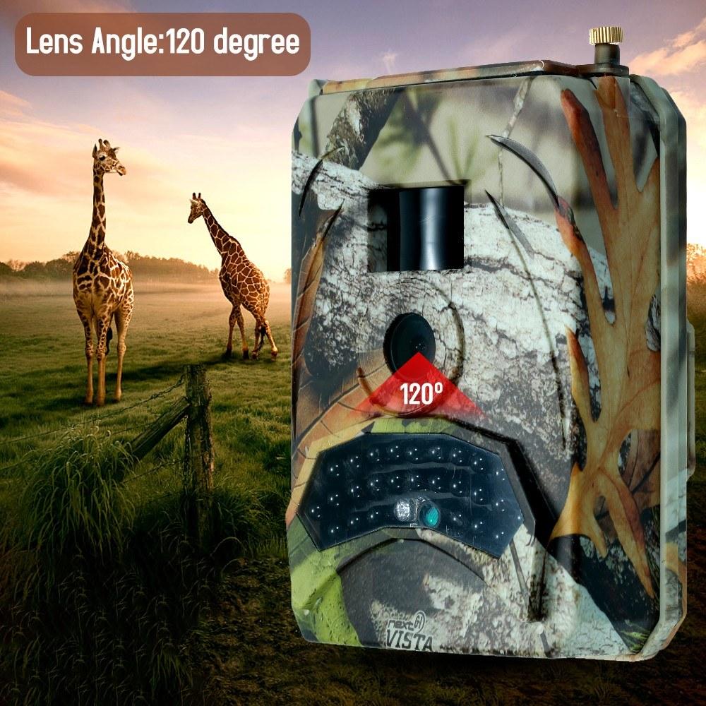 1080P Angle Trail Camera 120 Degree Infrared LED Hunting IP56 Waterproof