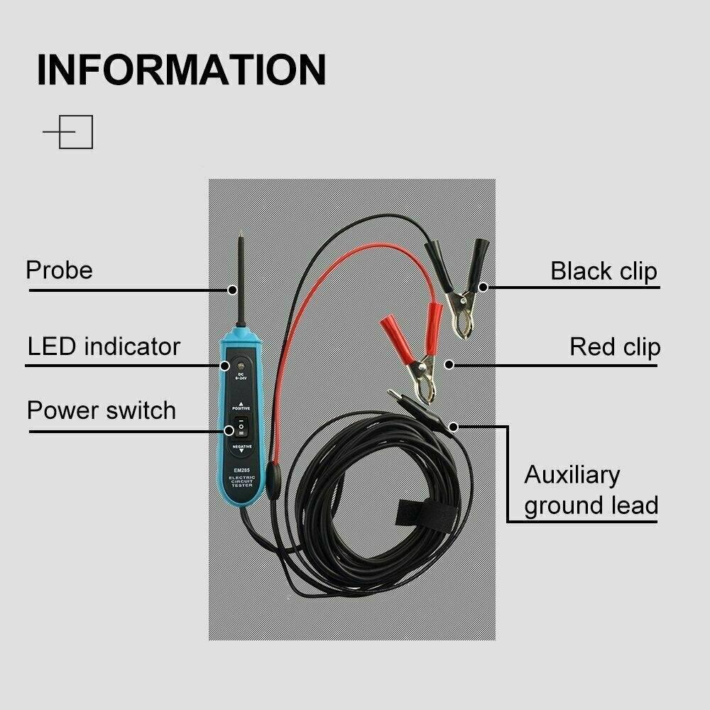 Power Probe Car Electric Circuit Tester Automotive Detection Tool