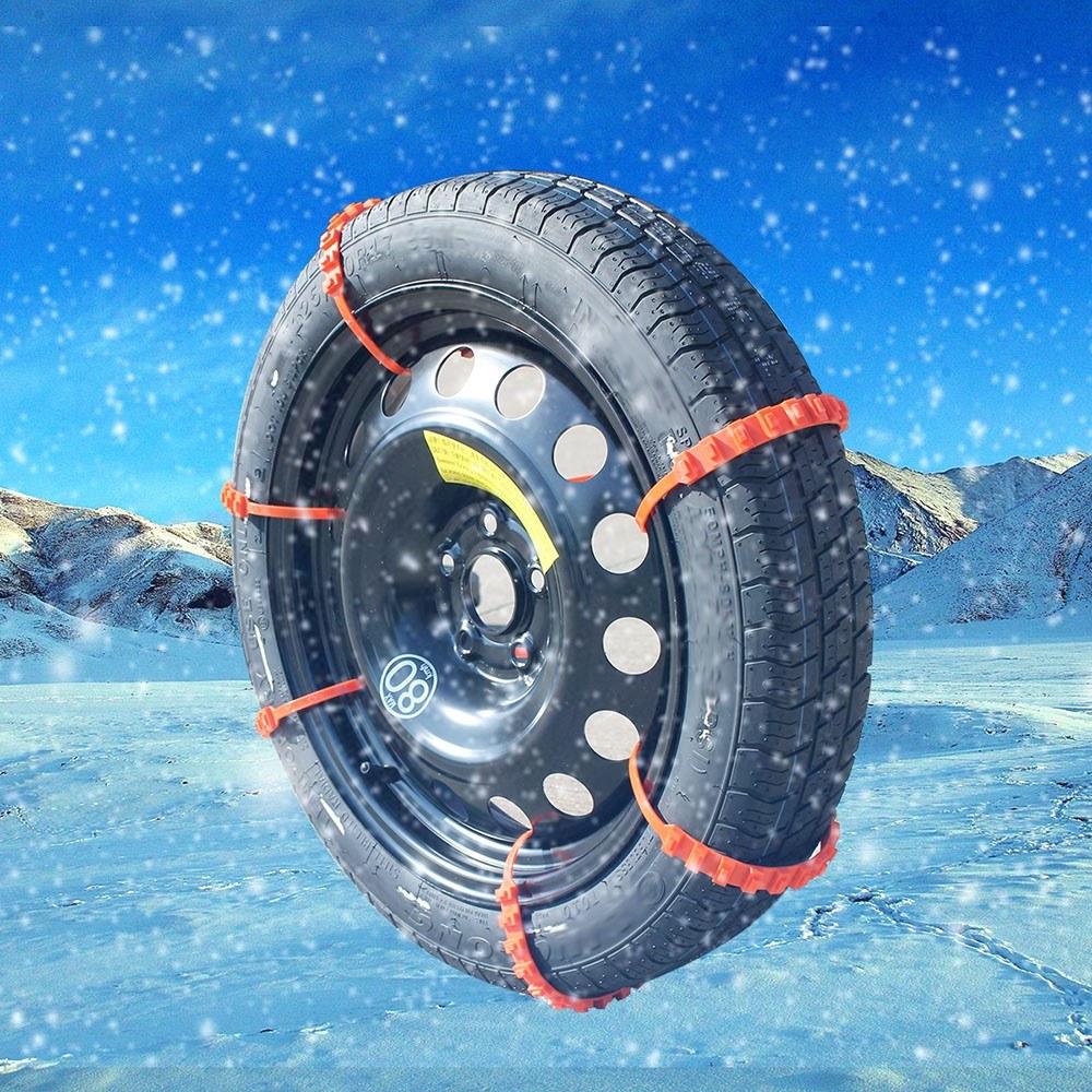 Car Tire Anti-skid Strap Non-slip Zip Grip Strip Adding Traction Snow Ice Mud Prevention