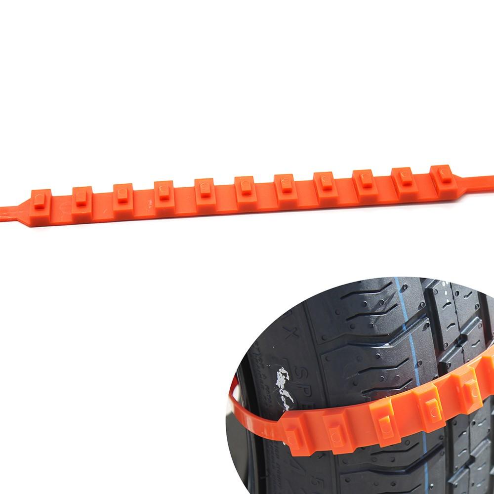 Car Tire Anti-skid Strap Non-slip Zip Grip Strip Adding Traction Snow Ice Mud Prevention