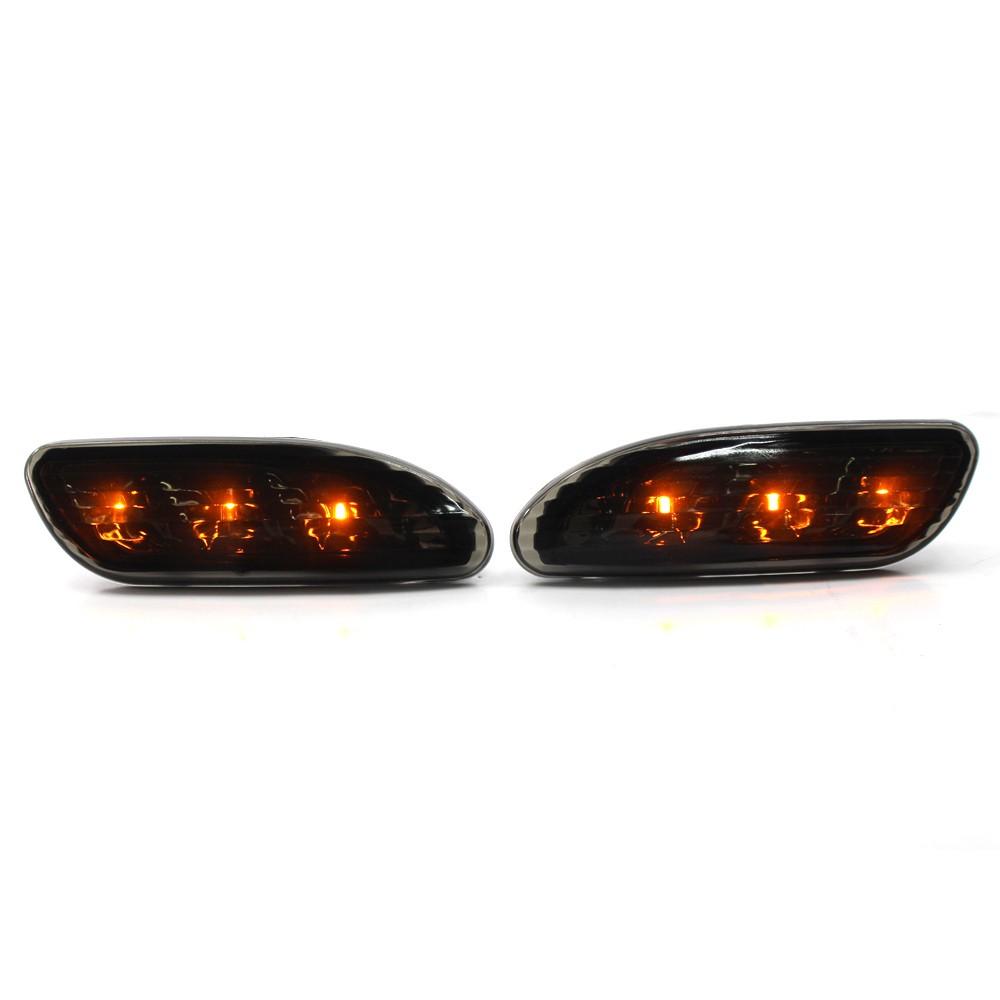 LED Side Marker Lights Lens Fender Turn Signal Light Lamp for Mercedes-Benz W203 2001-2007 2038200821