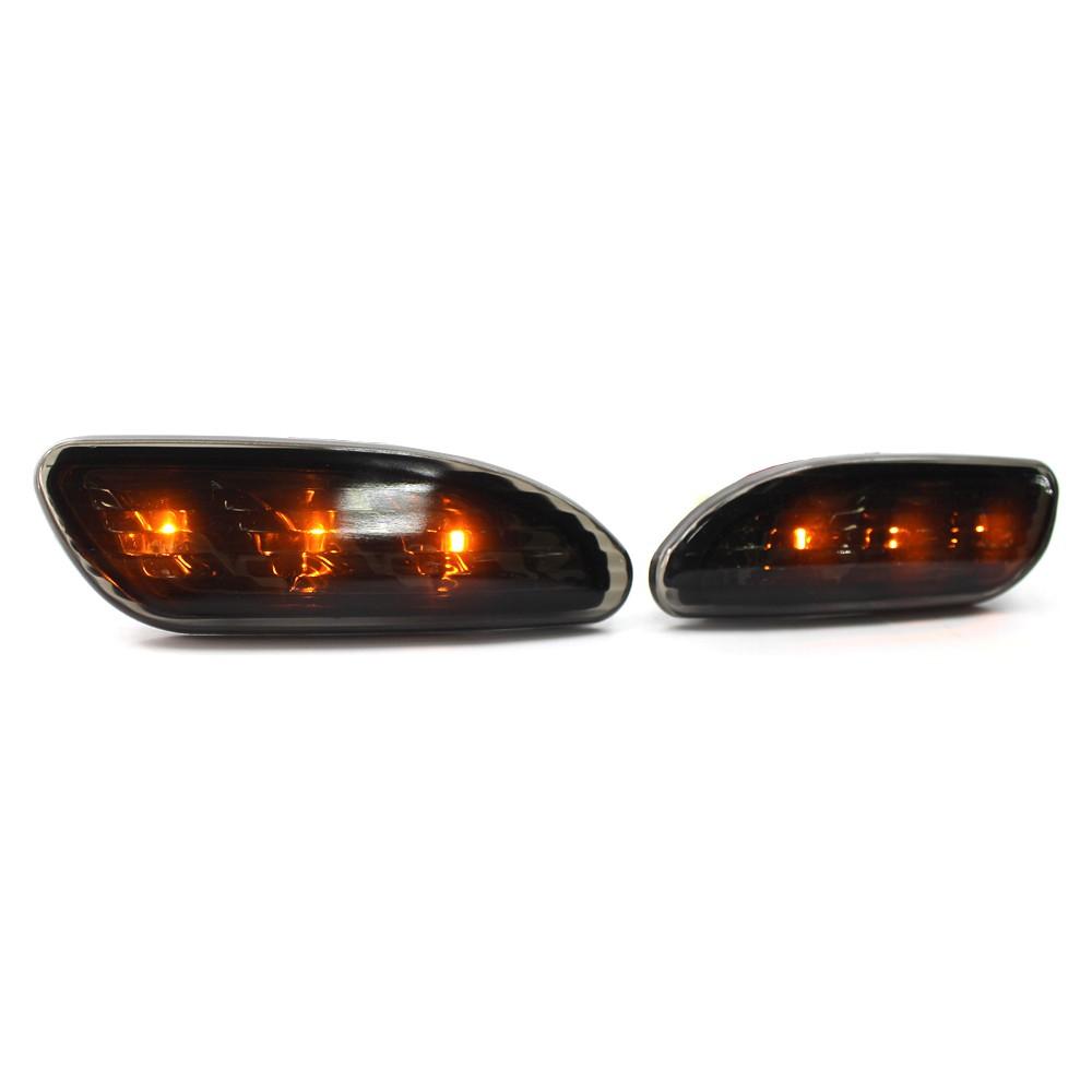 LED Side Marker Lights Lens Fender Turn Signal Light Lamp for Mercedes-Benz W203 2001-2007 2038200821