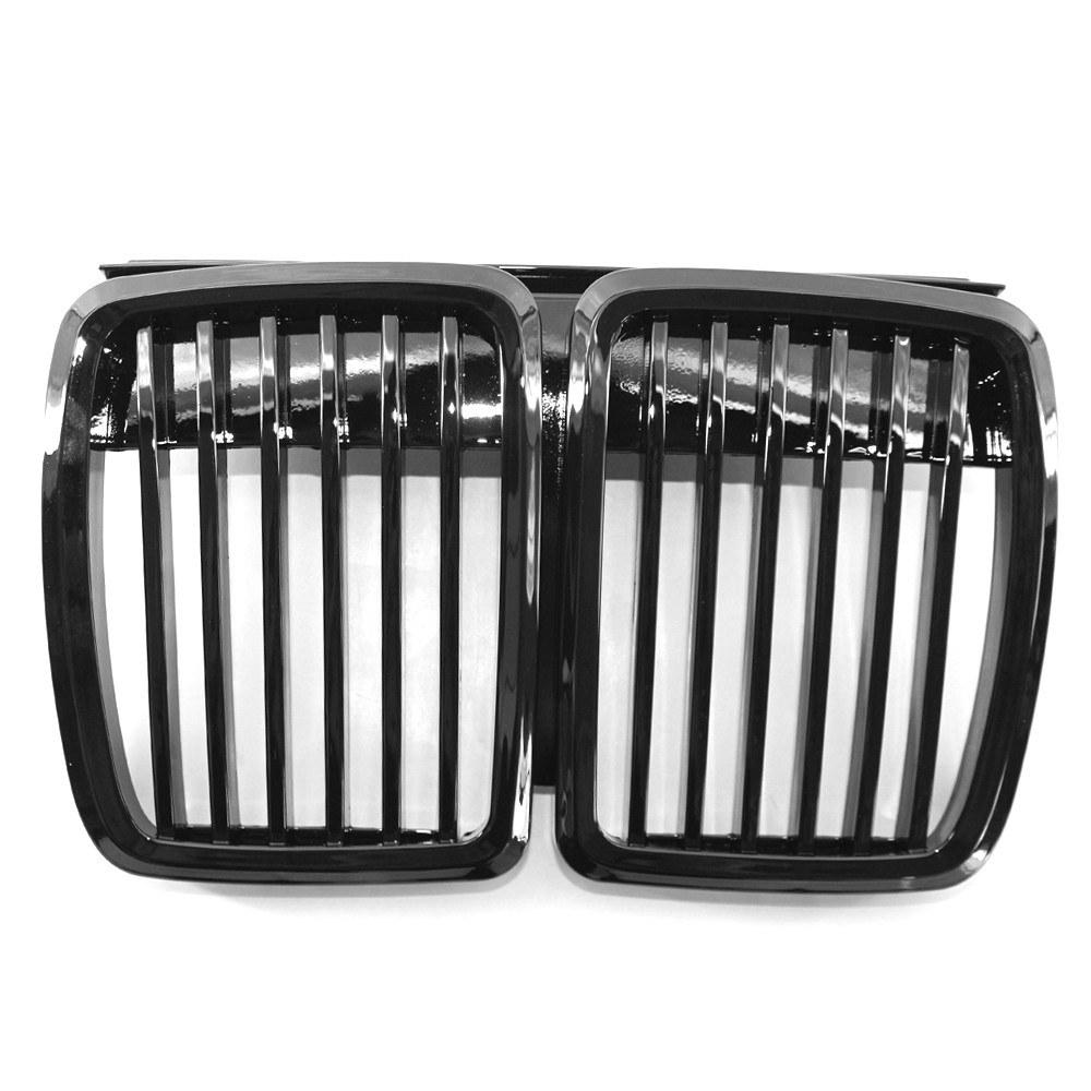 Front Grille Replacement for BMW E30 82-94 3 Series High Gloss Black Cool Bussiness Style