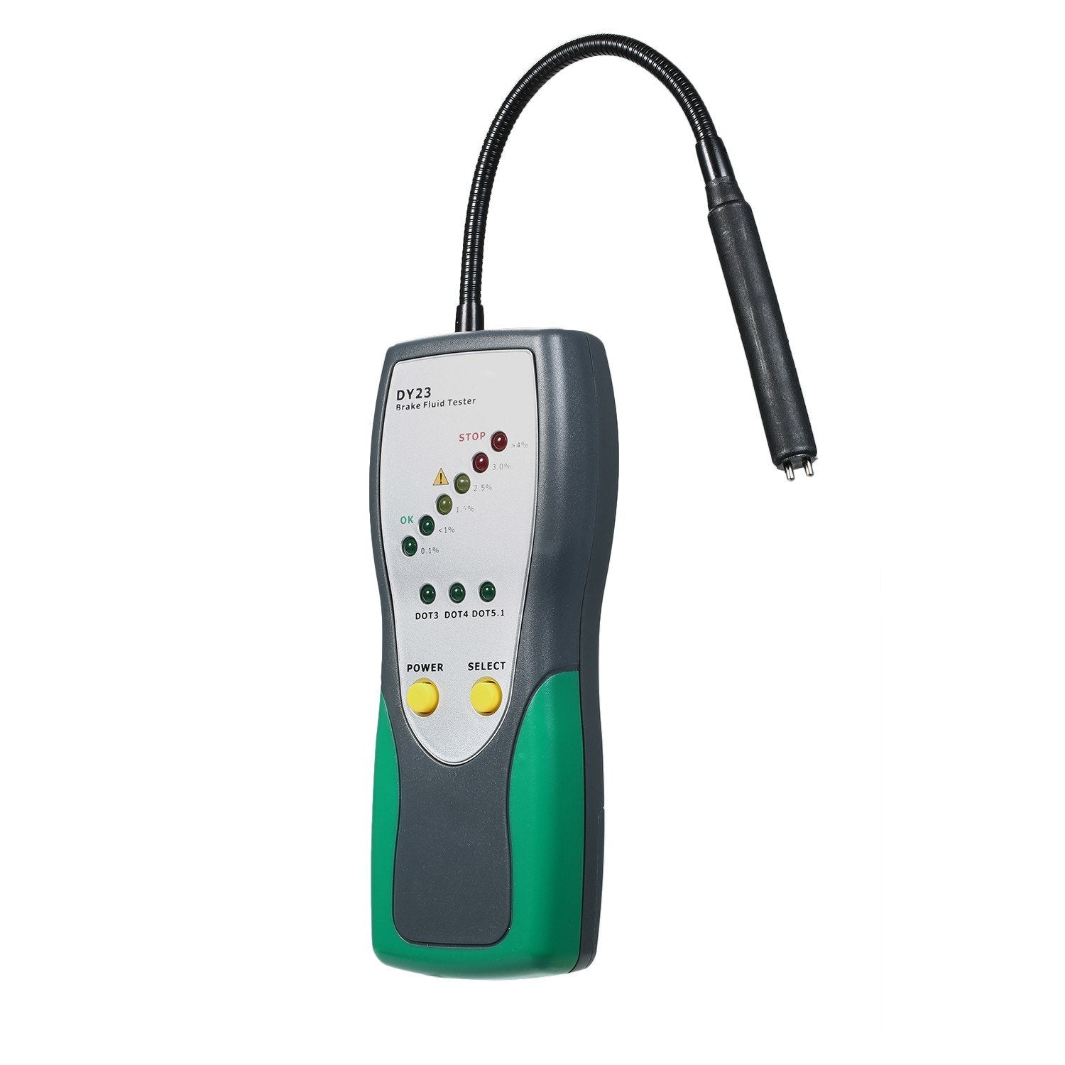 Automotive Brake Fluid Tester Digital Inspection with High-Precision Probe LED Indicator Display