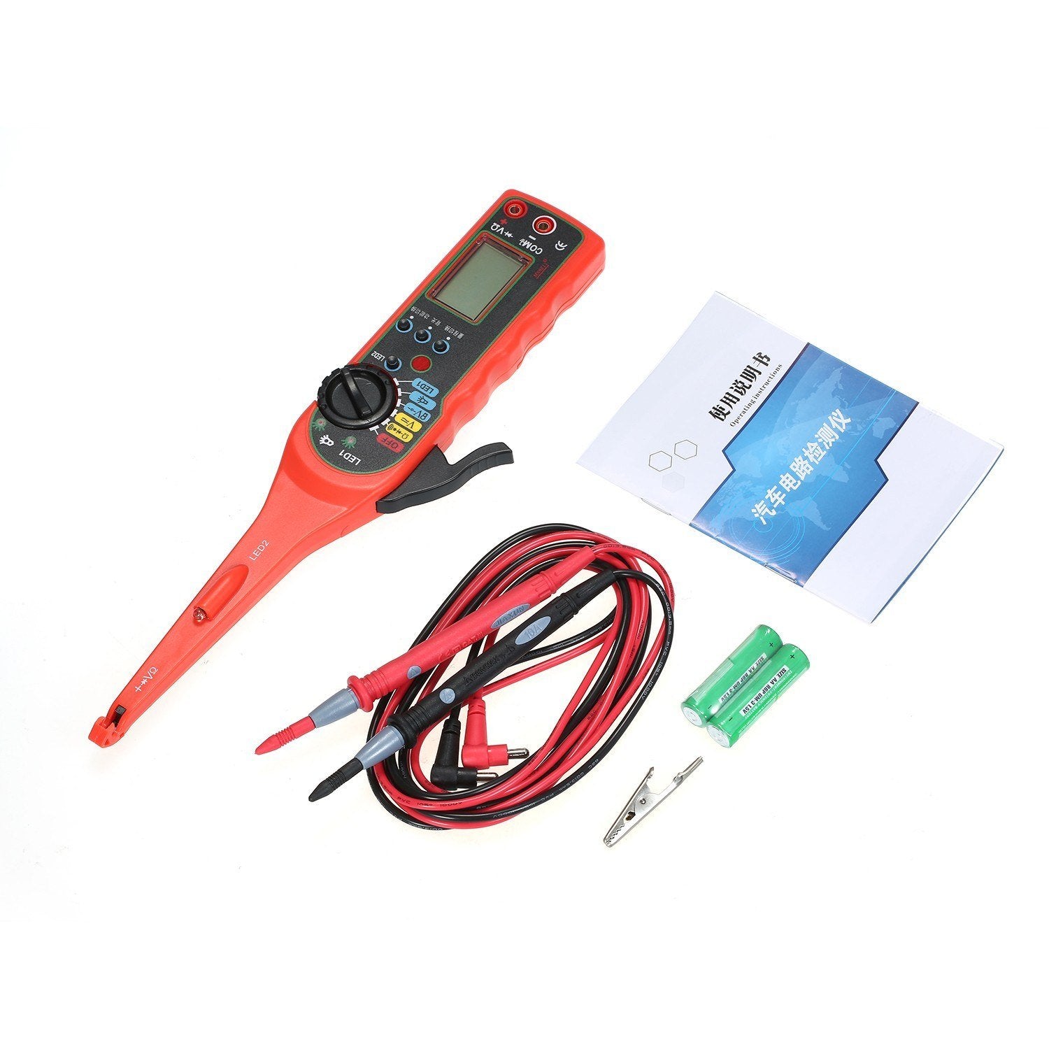 Multi-function Auto Circuit Detector Power Probe Kit Car Electric Voltage Tester Multimeter Diagnostics Tools