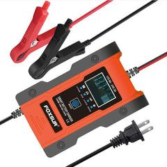 Intelligent Car Battery Chargers Portable Cell Motorcycle Auto Batteries with LCD Digital Display