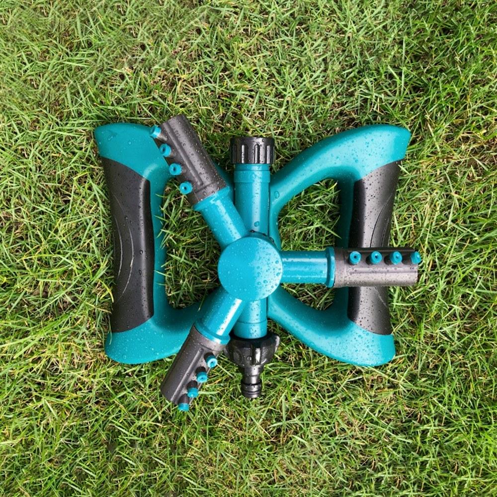 Lawn Sprinkler, Water Sprinklers for Garden Yard, Automatic 360 Degree Rotating Irrigation Sprayer