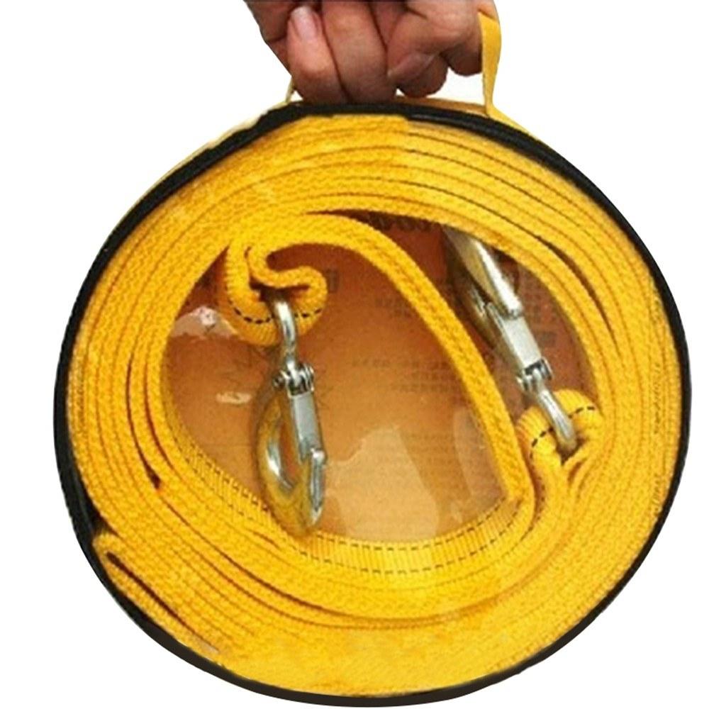 Tow Strap with Hooks Car Vehicle Recovery Rope Trailer 11,023 lbs Capacity Heavy Duty for Truck SUV,4m