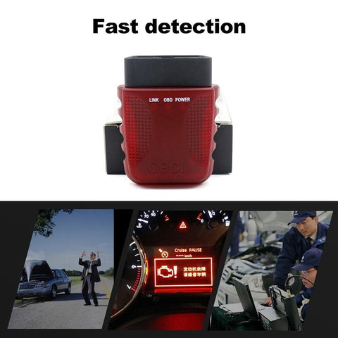 WIFI OBD II Scanner Car Diagnostic Tool Battery Voltage Detection For 95% Compliant Vehicles 16-pin