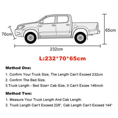 Truck Cover, All Season Car Cover for Pickup Truck, Against Dust, Debris, Windproof UV Protection