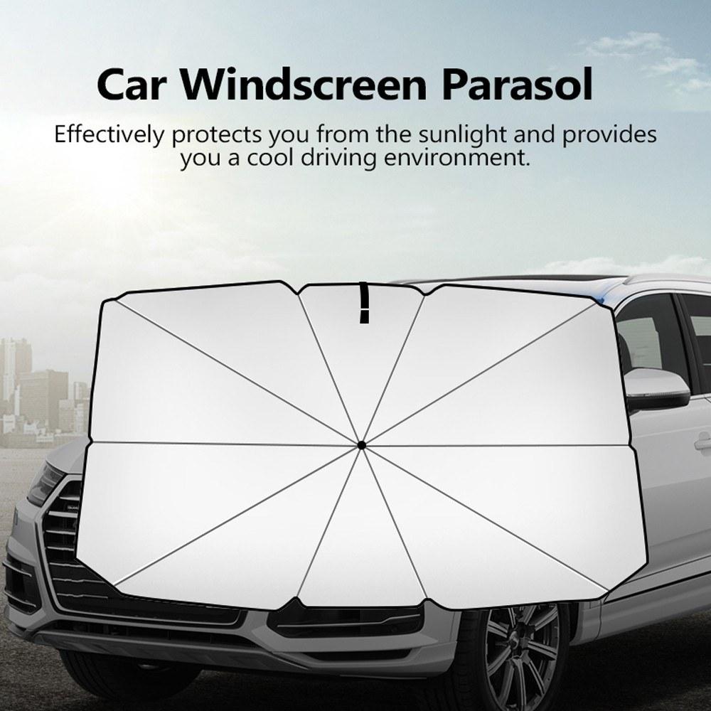 Car Vehicle Sunshade Outdoor Auto Umbrella-type Sunproof Foldable Summer Cover Accessories