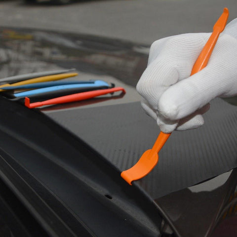 Car Window Tint Application Tools Kit, 7 Pcs Vehicle Glass Protective Film Installing Tool