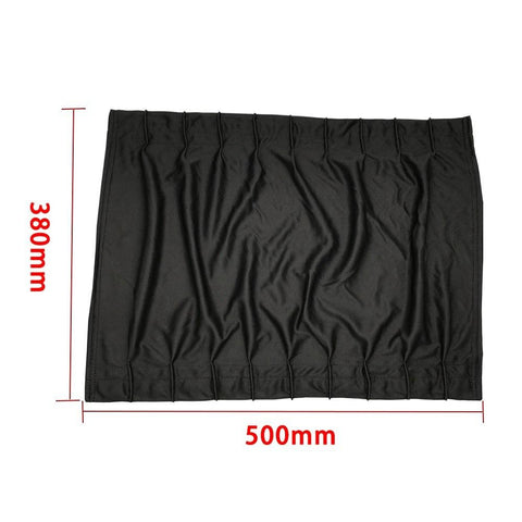 Car Windshield 50S Pure Black Shading And UV Insulation Curtain Front Rear Awning