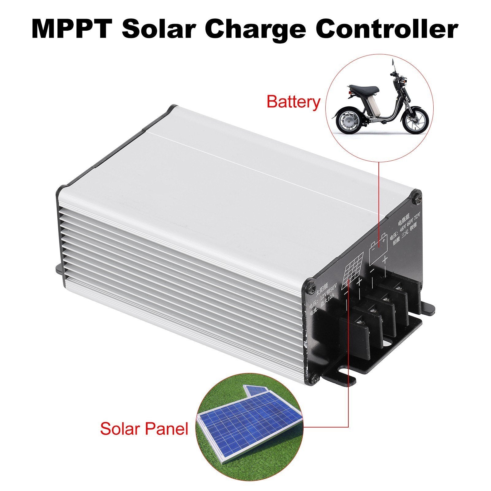 MPPT Solar Charge Controller 48V 60V 72V Auto Battery System