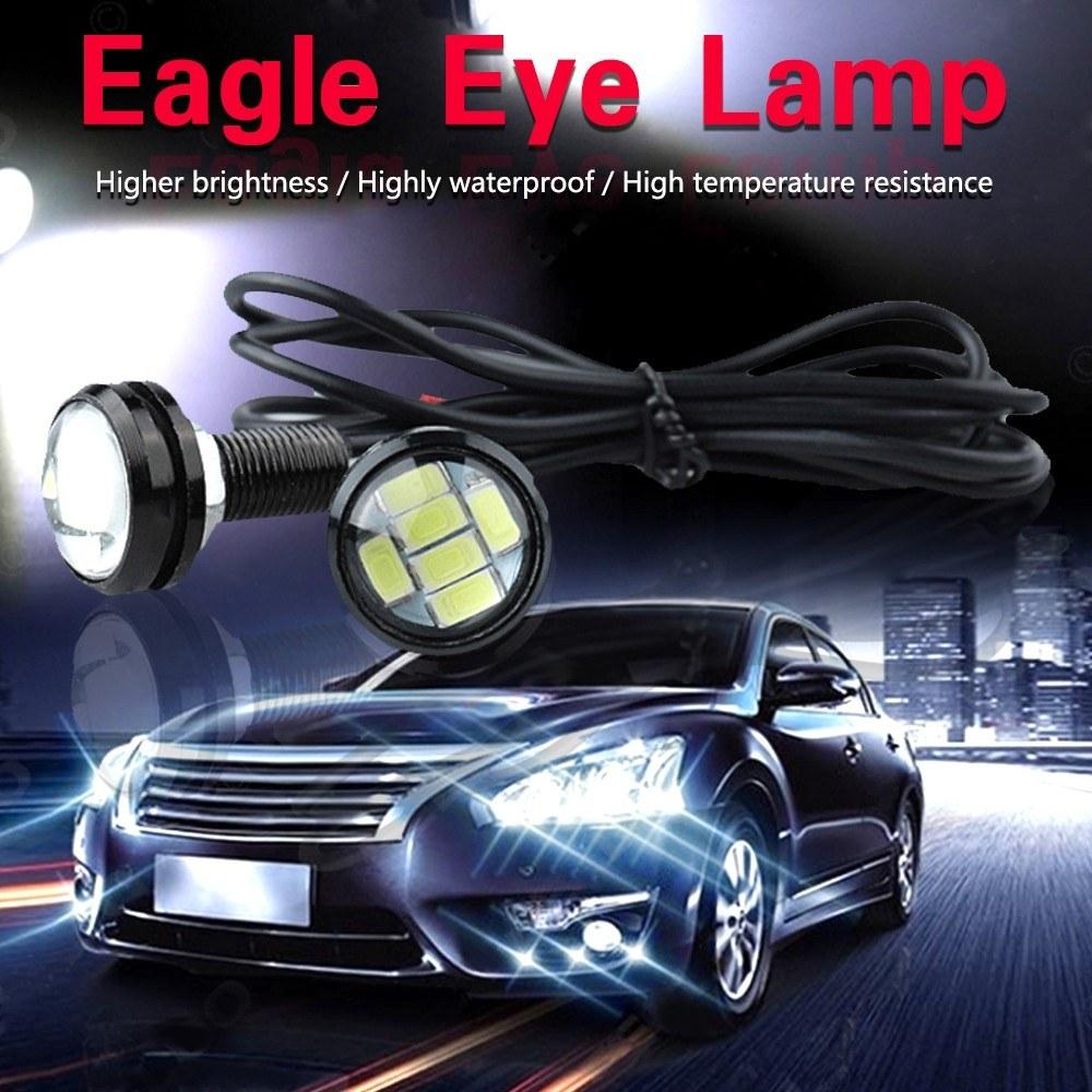 23mm Eagle Eye LED Bulb,DRL Light Ultra Thin Waterproof Turn Signal Fog Tail Pack10