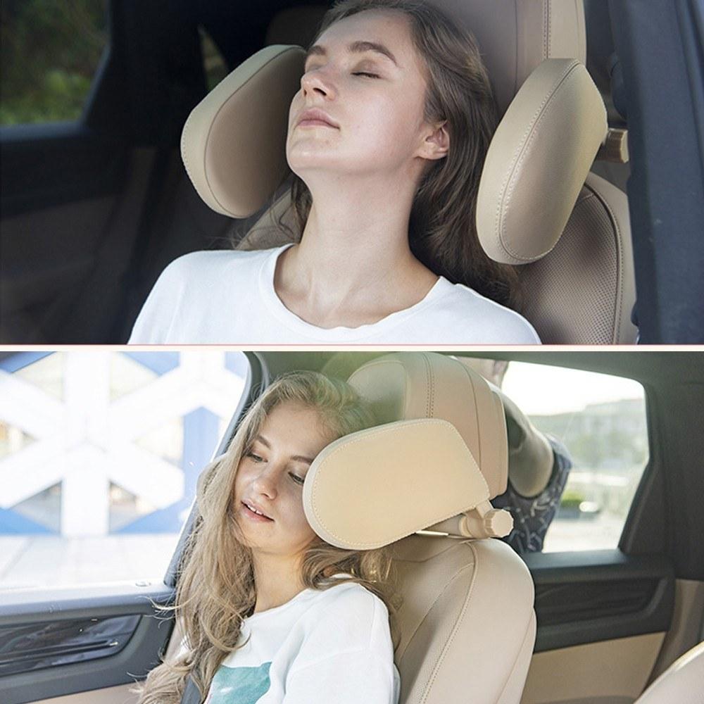 Universal Car Sleeping Headrest Neck Pillow U-shaped For Vehicle Side Rest Seats Heads Support