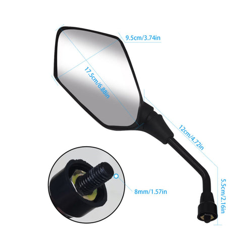 Universal Rearview Mirror Wide Angle for Car Truck