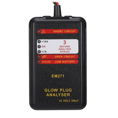 Automotive Glow Plug Analyzer Vehicle Car Repair Tester LED Diagnostic Tool 12V