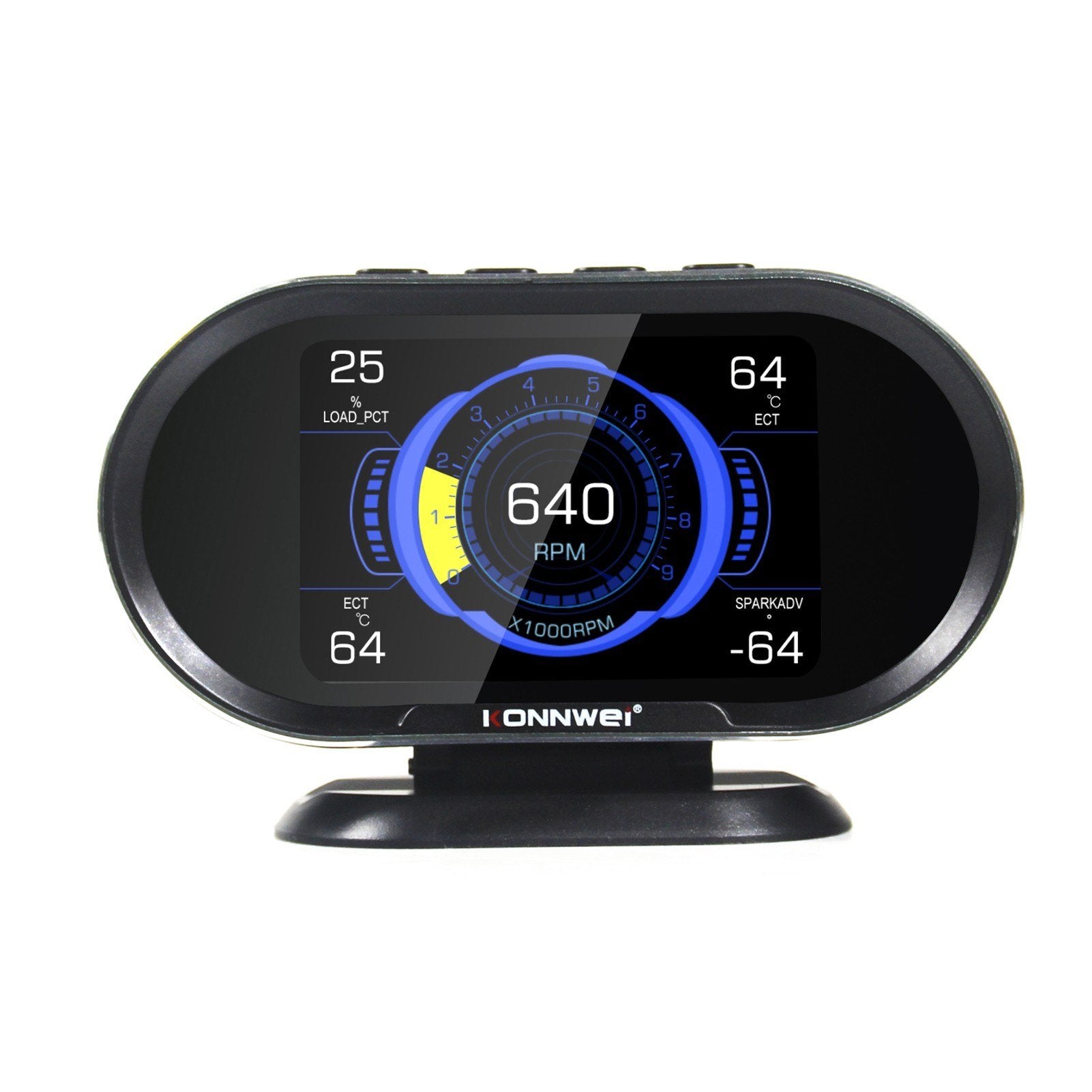 HUD 3.5in Hud Head Up Display Car Speedometer OBDII Smart Digital Trip