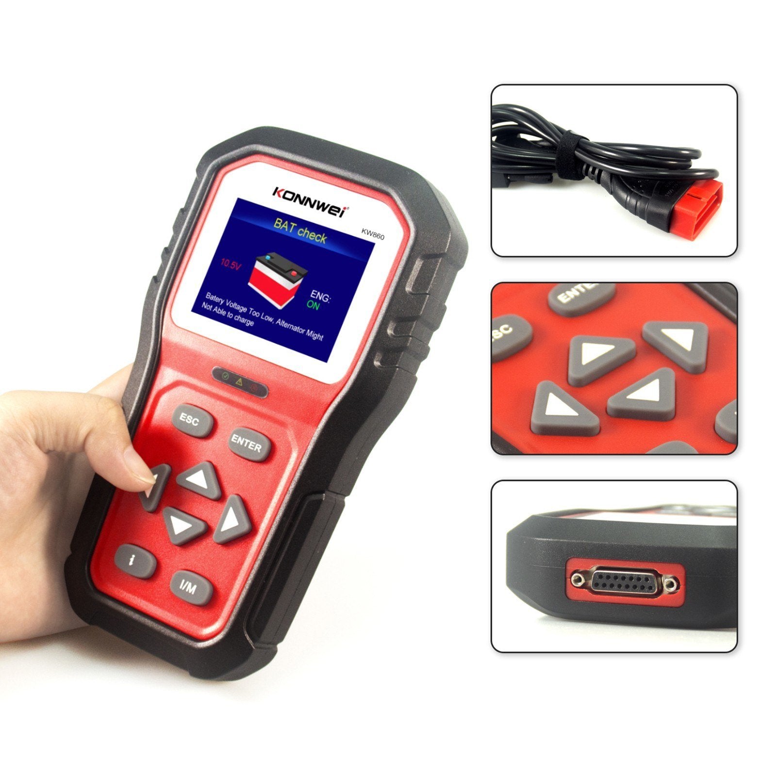 Universal OBDⅡ Scanner Automotive Diagnostic Tool Car Engine Fault Reader